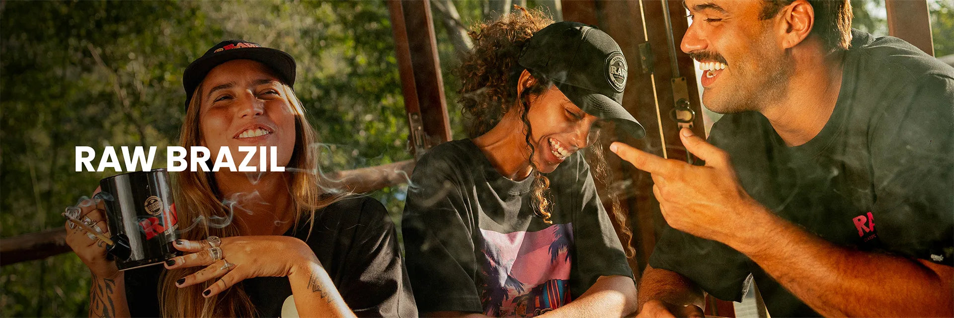 Coleção Raw Brazil streetwear e beachwear
