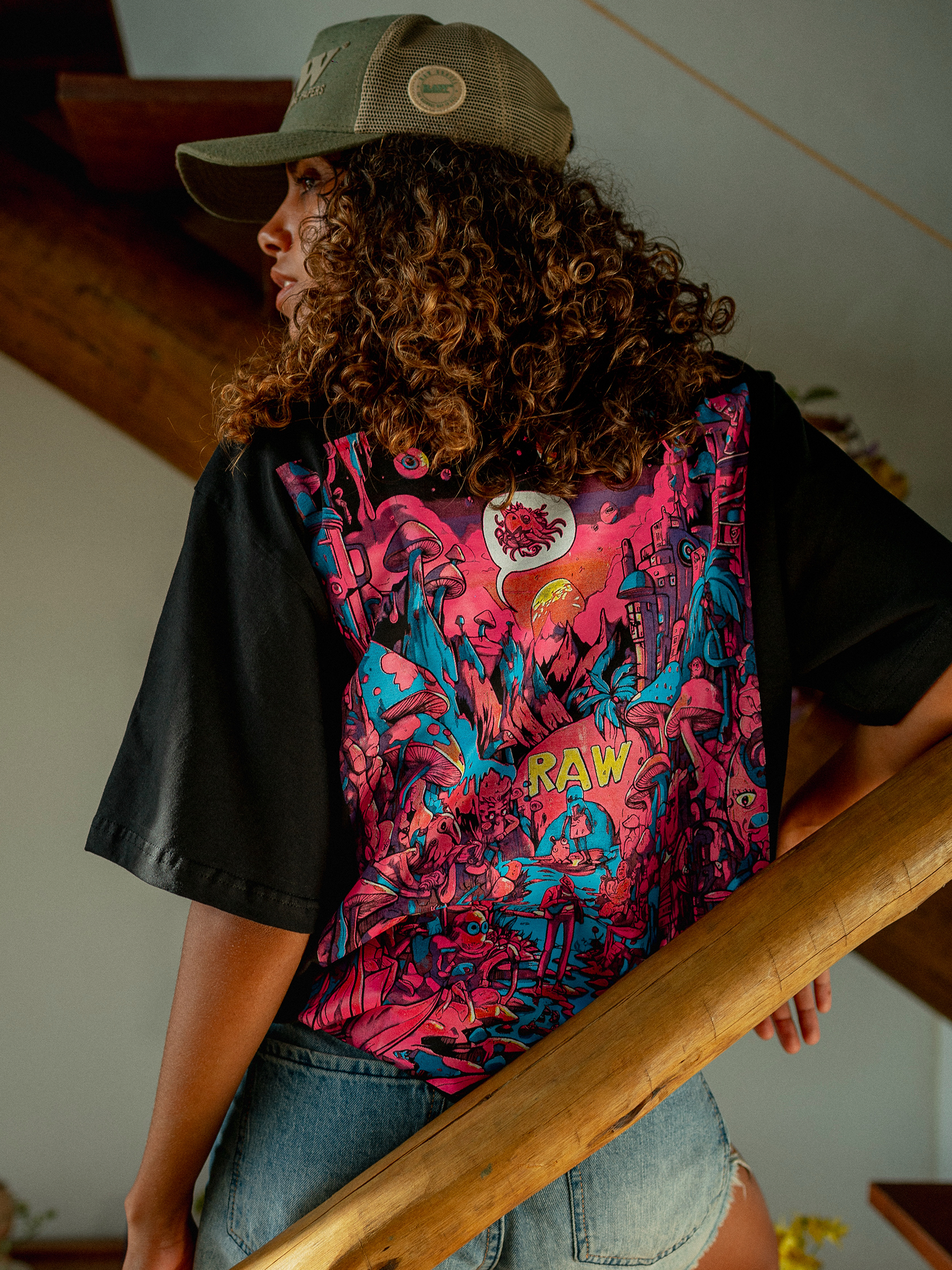 Camiseta RAW Mushroom