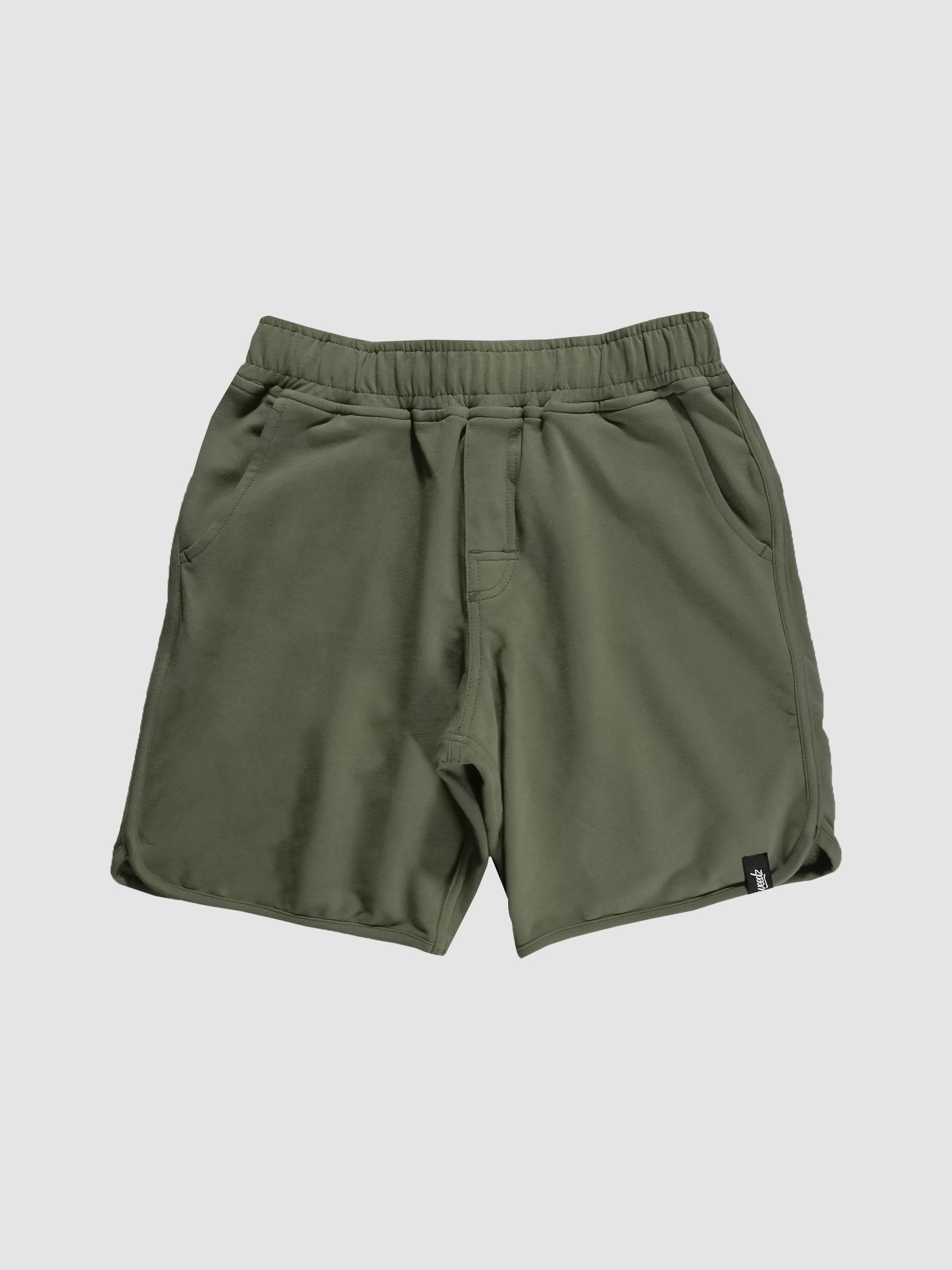 Walkshort Moletom Stretch Verde