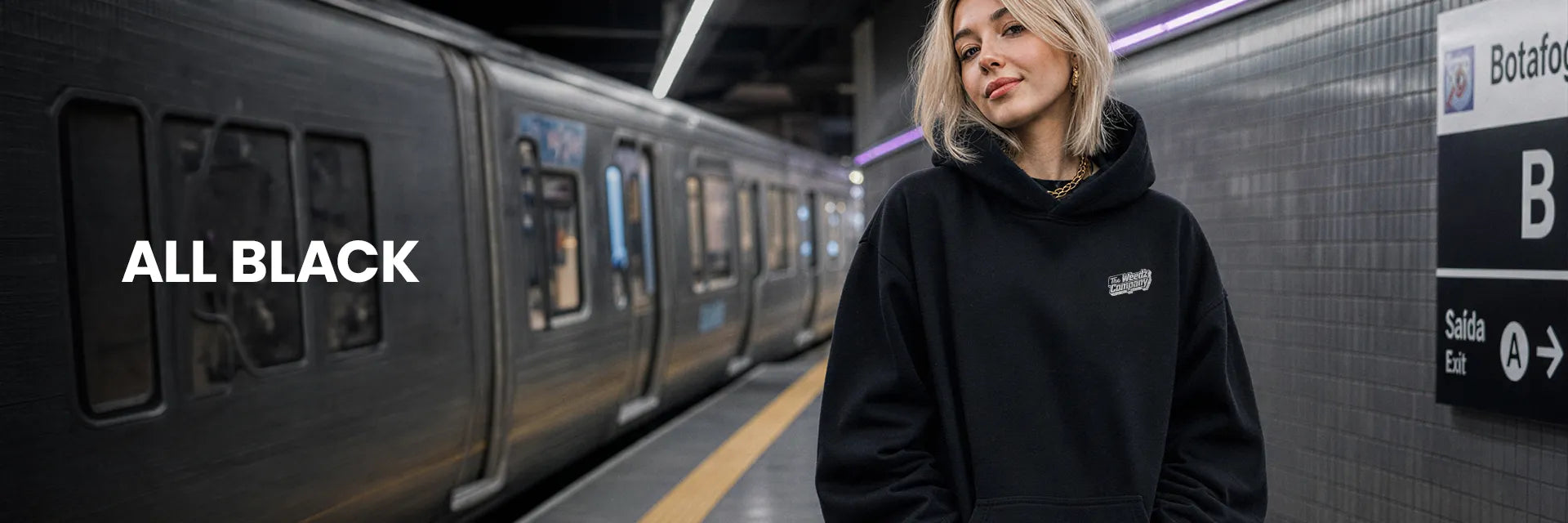 All Black Collection Weedz Apparel streetwear e beachwear