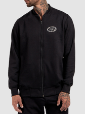 Bomber Jacket preto Weedz Apparel streetwear canábico