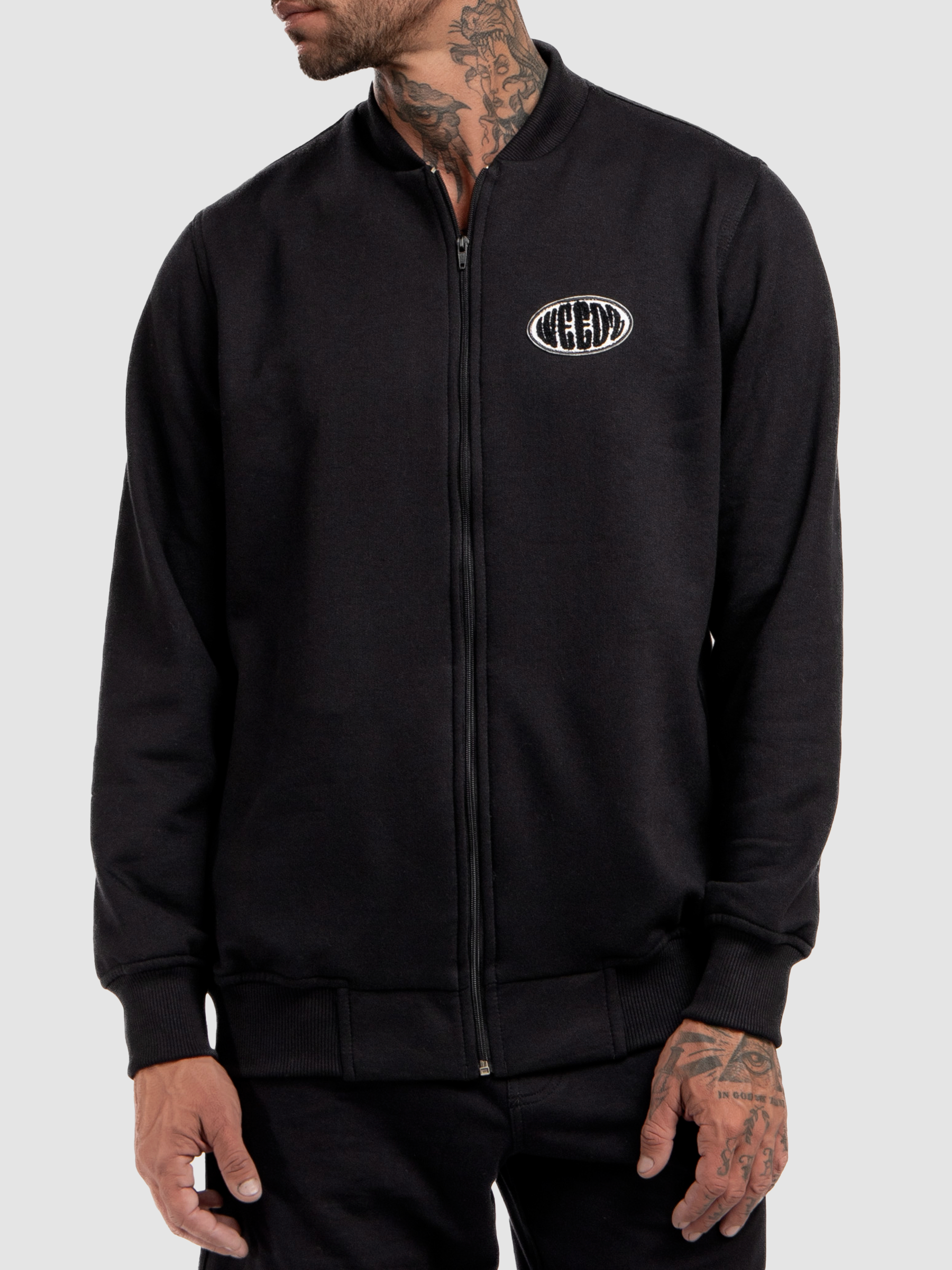 Bomber Jacket Moletom Preto