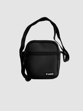 Sholder Bag preta Weedz Apparel streetwear canábico