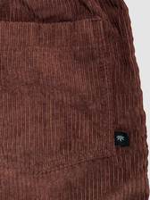 Walkshort Veludo Marrom