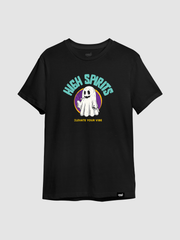 Camiseta preta Weedz Apparel streetwear e beachwear