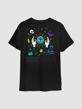 Camiseta preta Weedz Apparel streetwear e beachwear