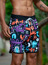 Hybrid Boardshort estampado Weedz Apparel streetwear e beachwear
