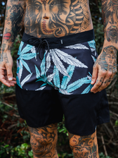 Folhas Boardshort