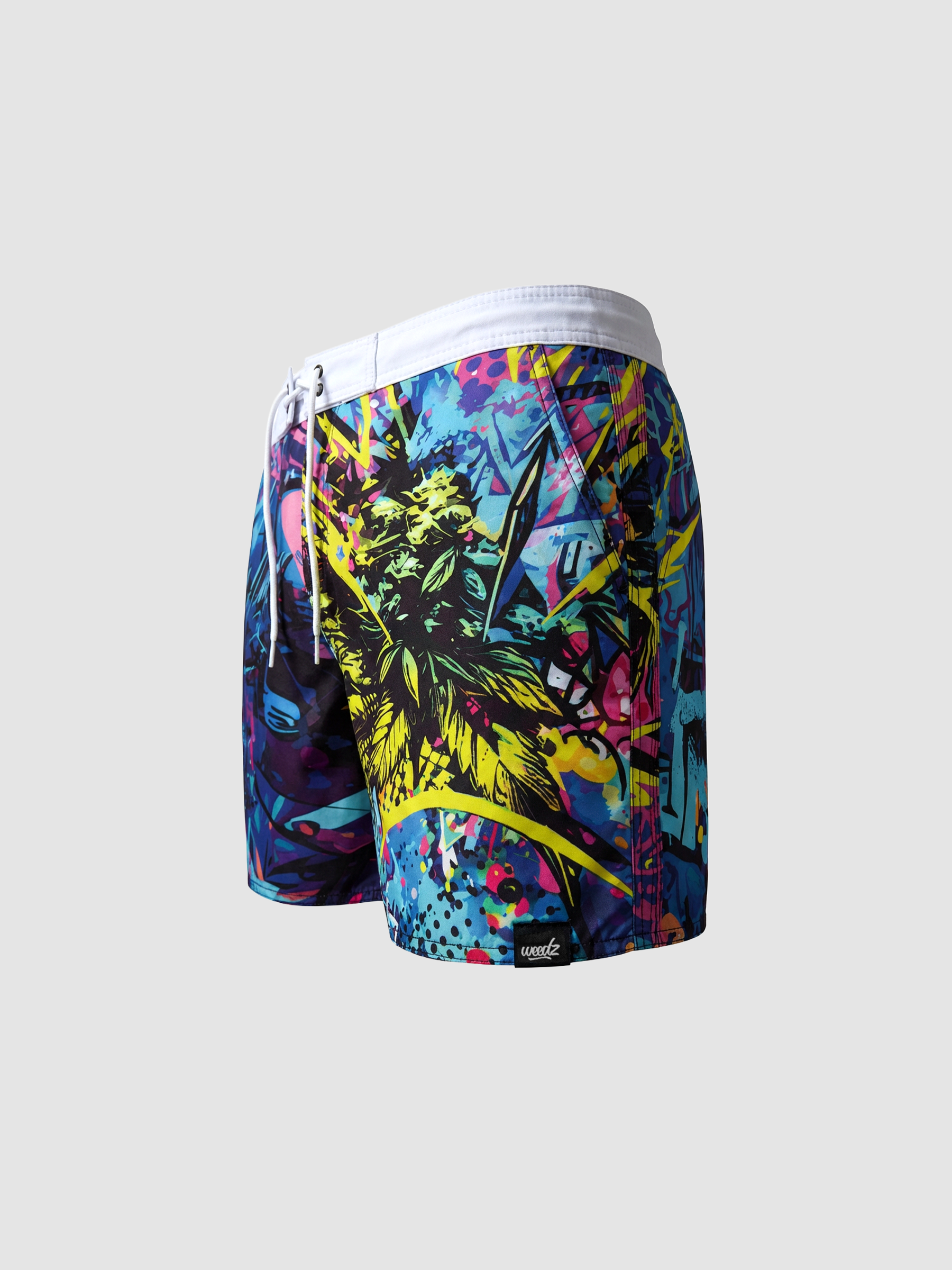 Hybrid Boardshort estampado Weedz Apparel streetwear e beachwear