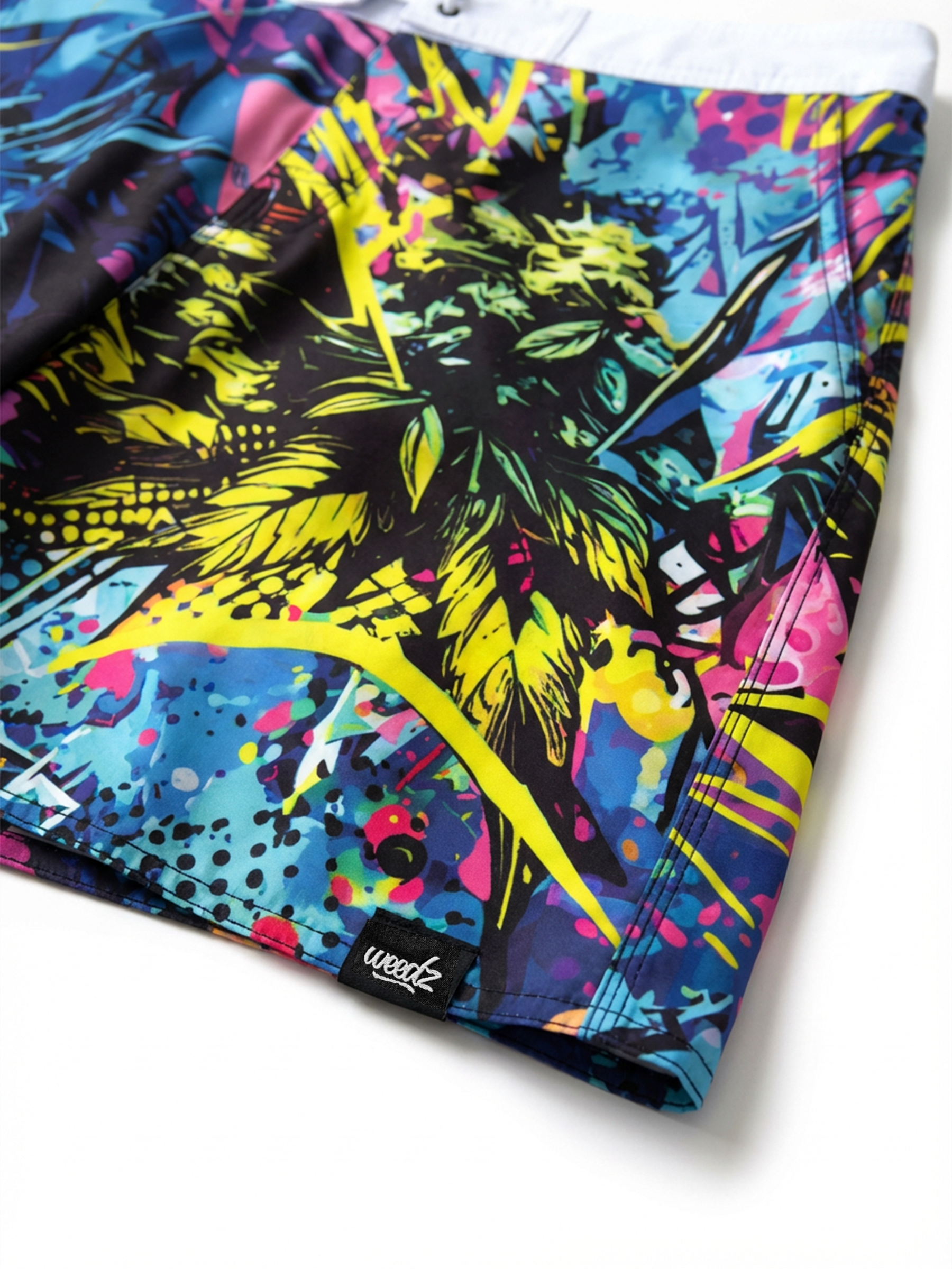 Hybrid Boardshort estampado Weedz Apparel streetwear e beachwear