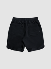 Walkshort Moletom Stretch Preto