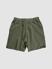 Walkshort Moletom Stretch Verde