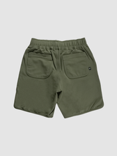 Walkshort Moletom Stretch Verde
